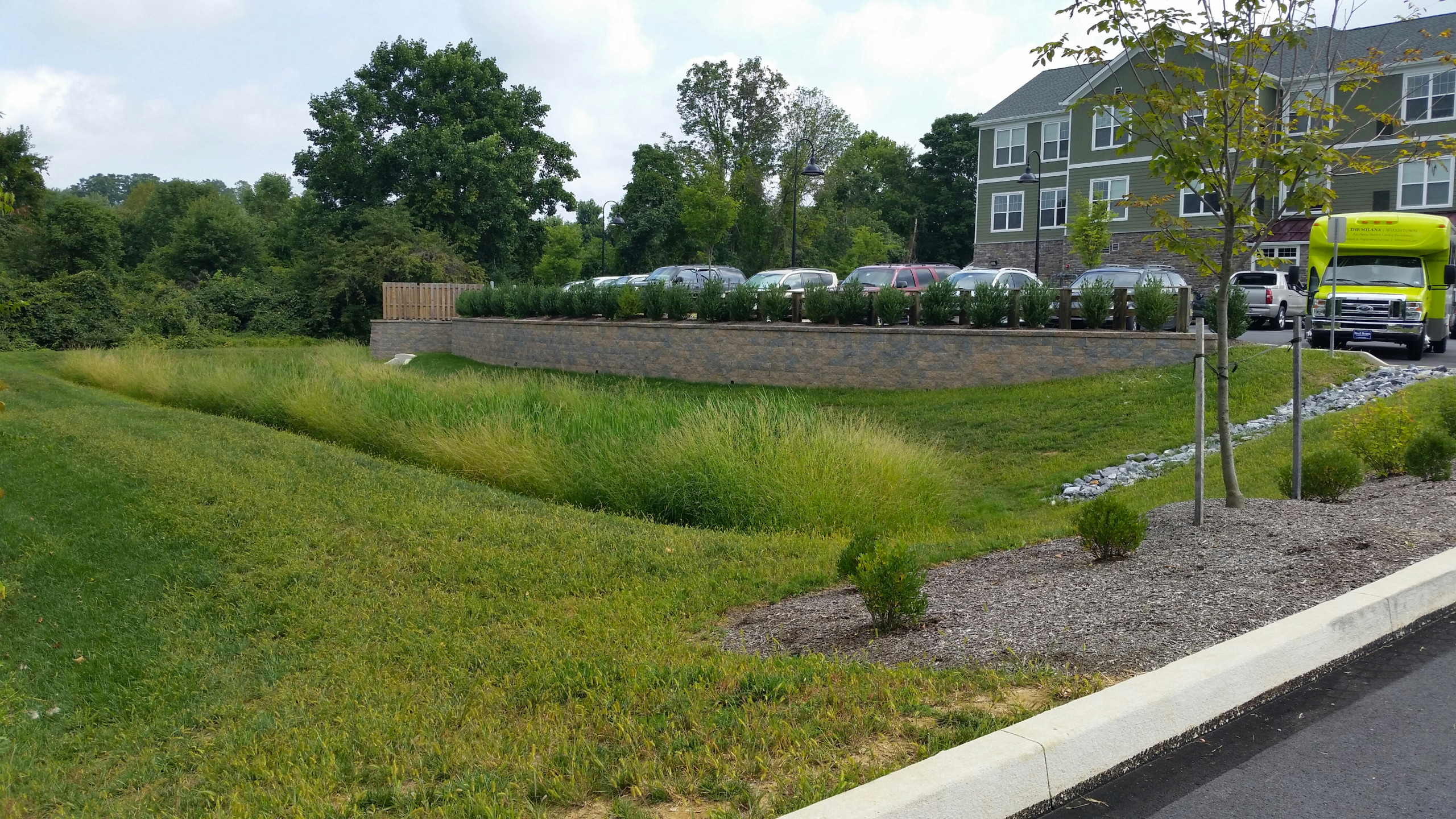 Assisted Living Retaining Wall