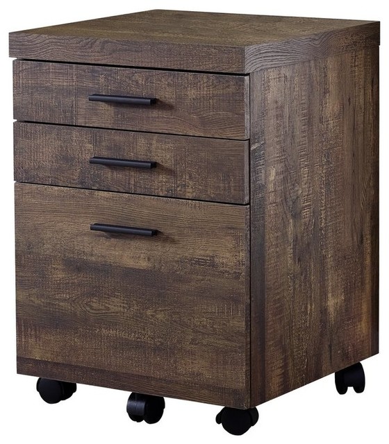 Lateral Wooden Filing Cabinet With 3, Wooden Filing Cabinets For Home