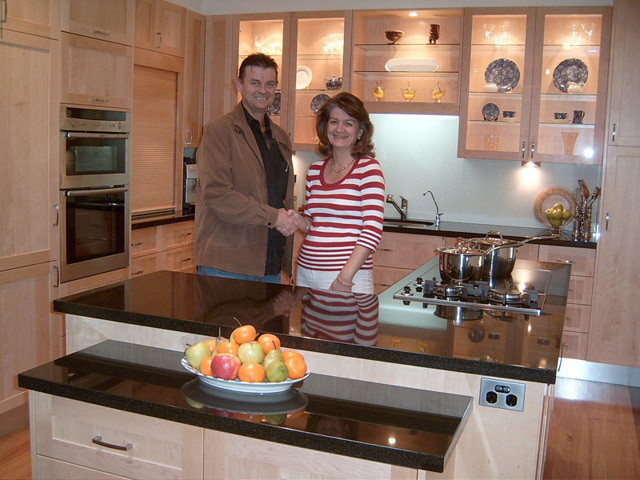 Maple Solid Timber Kitchen lantlig-koek