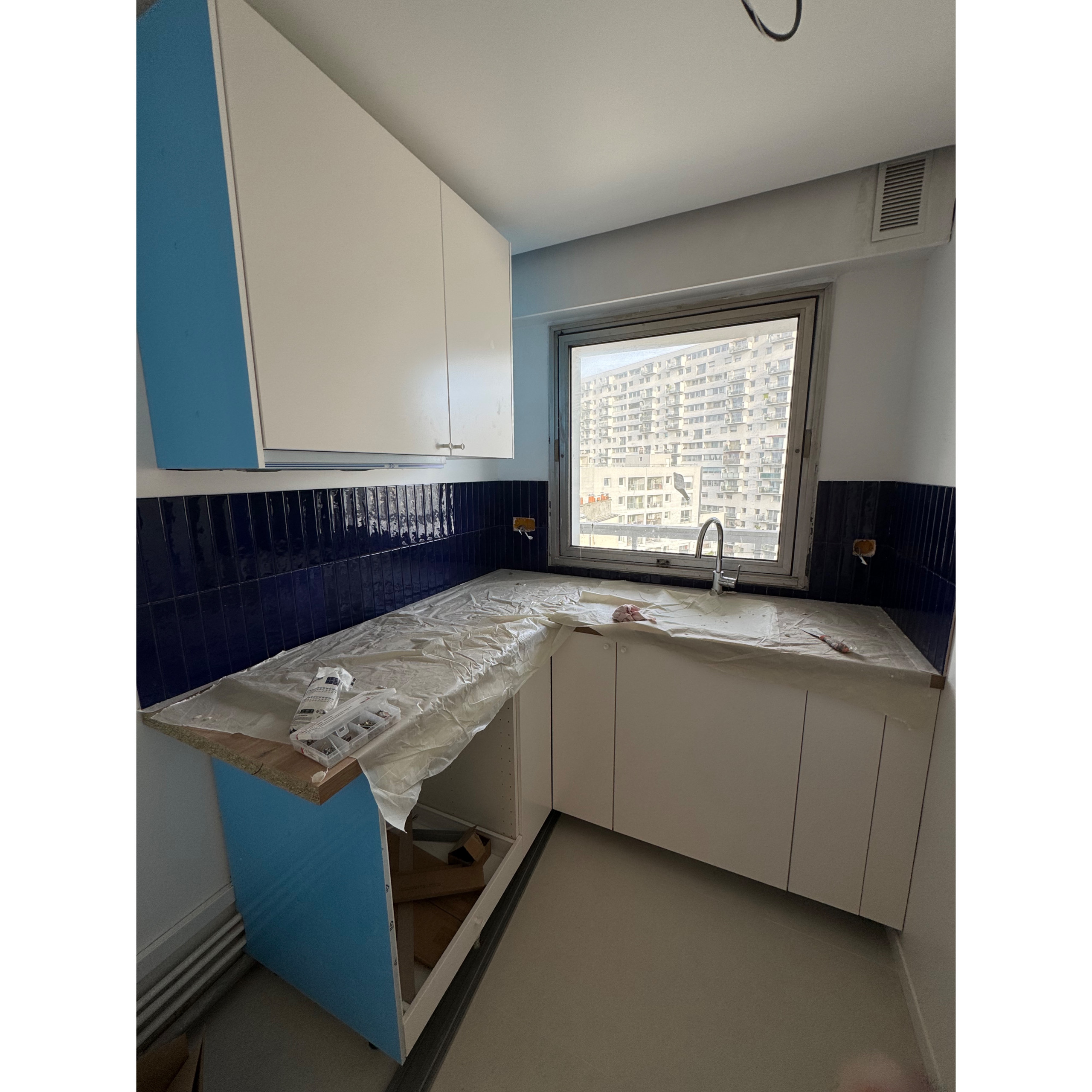 Projet Aligre, rénovation d'un appartement de 45m2