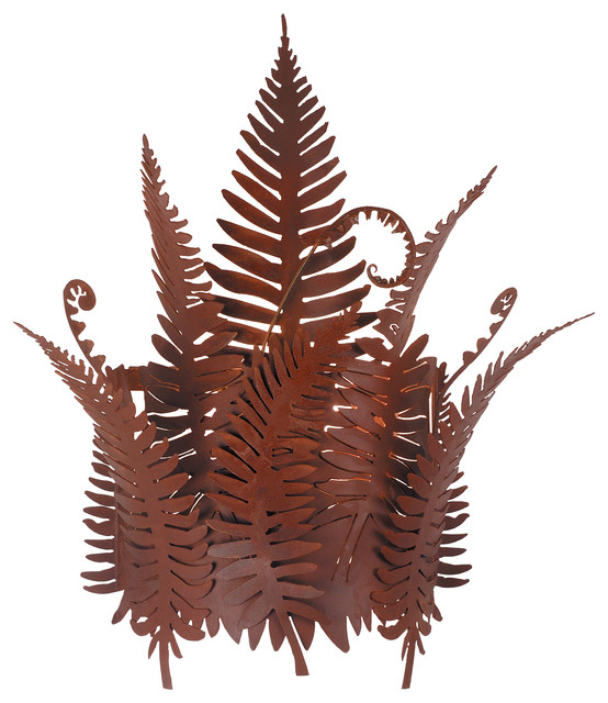 Meyda Tiffany 67834 20" W Fern Wall Sconce Tropical Wall Sconces
