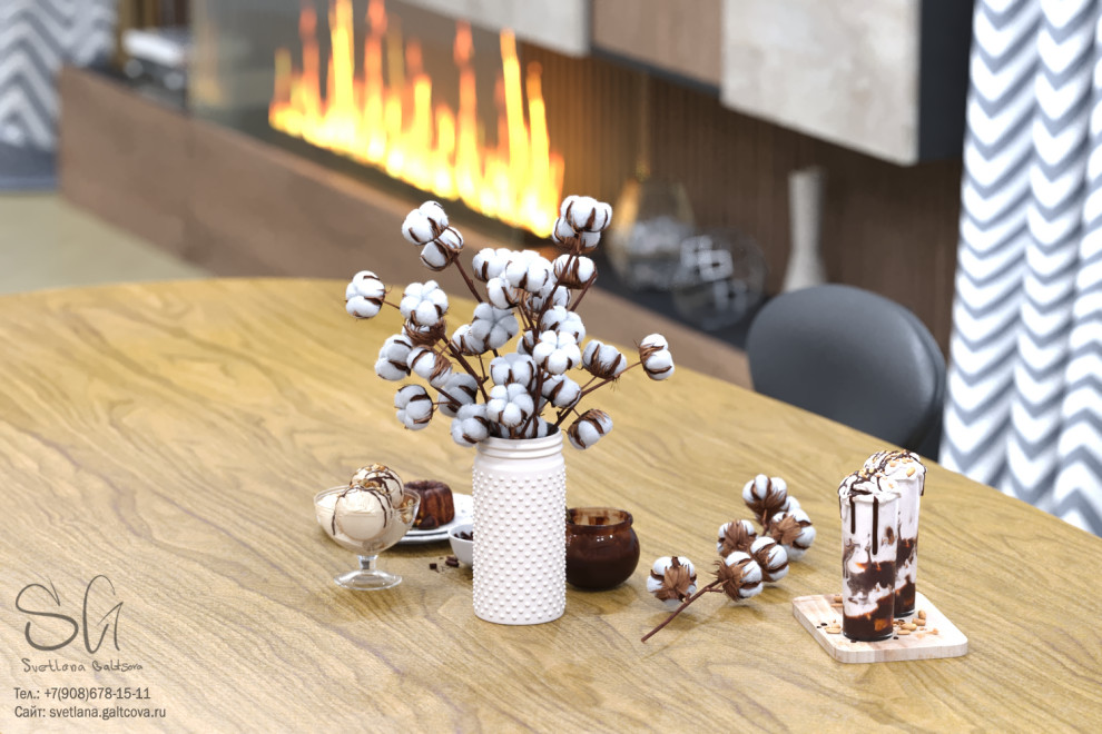 Визуализация двухэтажного дома