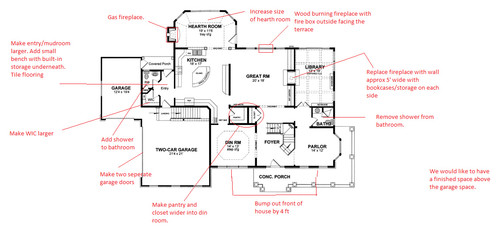 Need advice on a custom home floor plan!