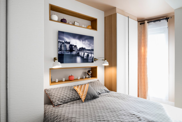 LEVALLOIS - Appartement aux allures scandinaves contemporary-bedroom