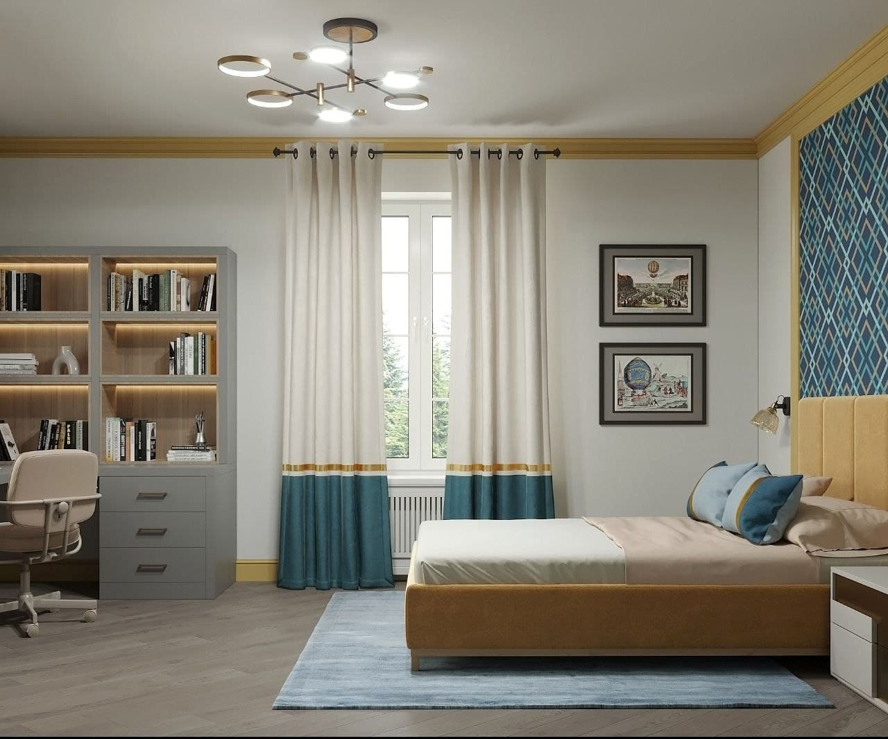 Загородный дом в английском стиле.