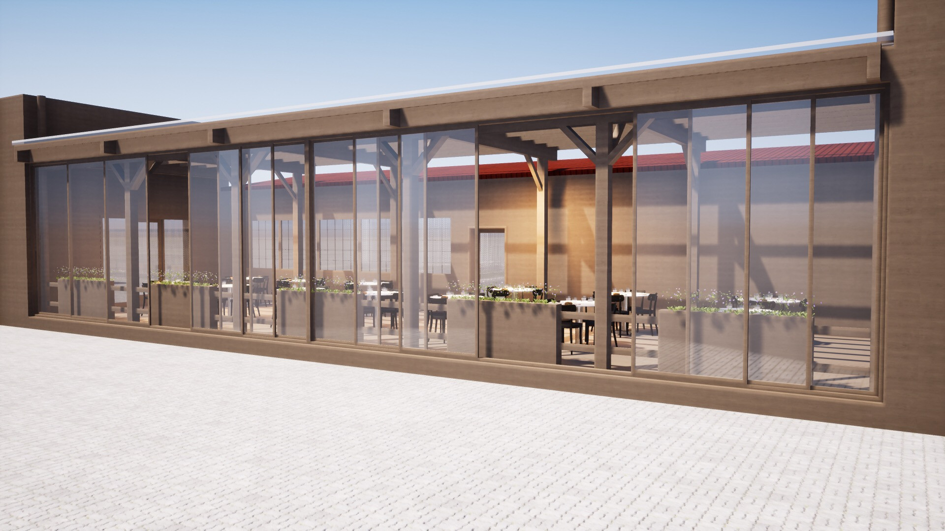 Exterior Patio for a Restaurant