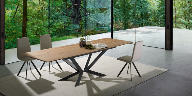 Motion dining table contemporary-matplats