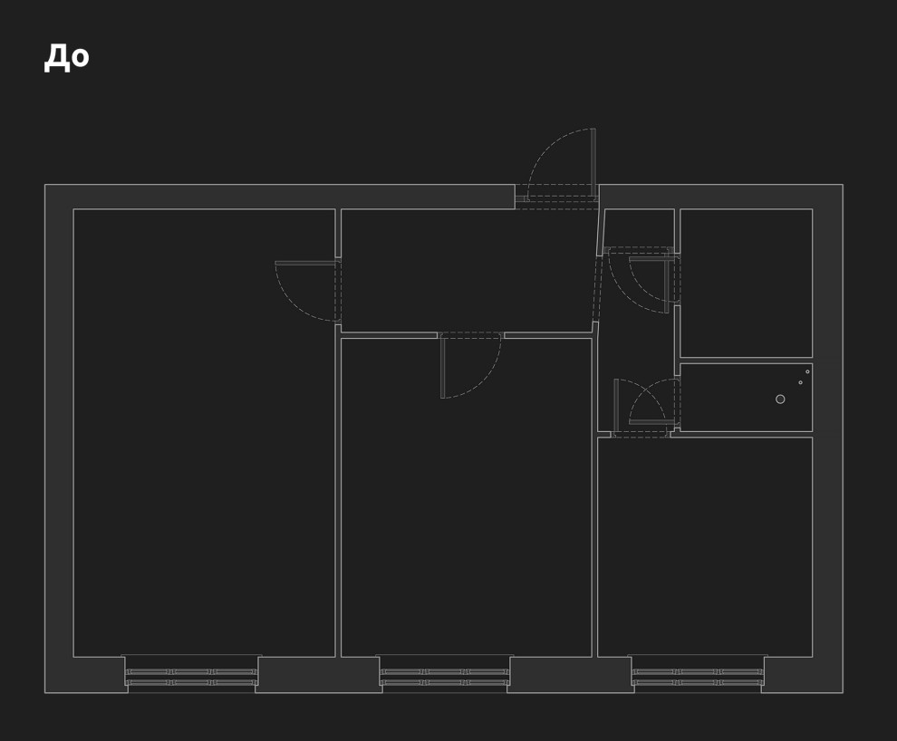 План квартиры до