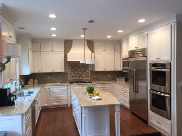 Kitchen - transitional kitchen idea in Chicago