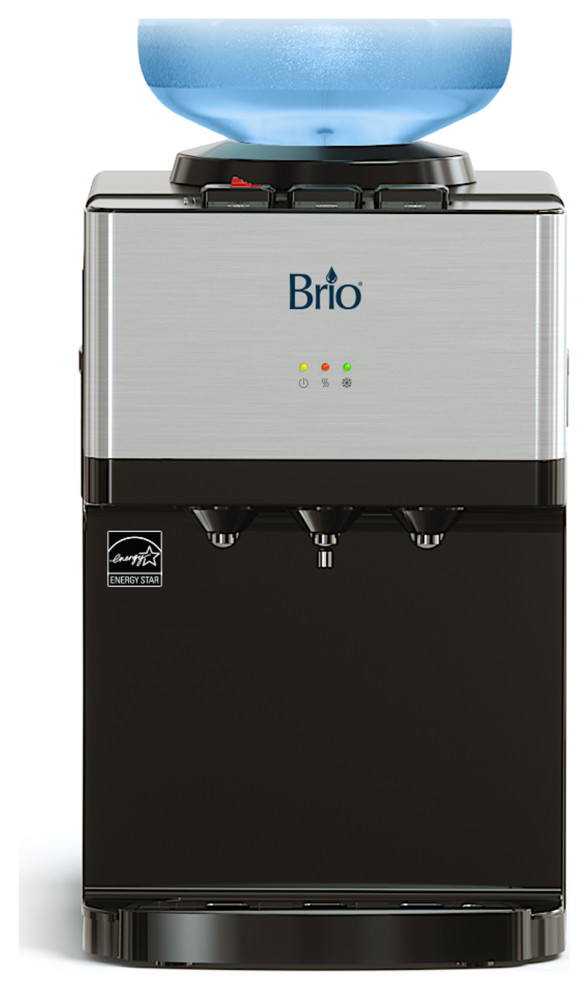 Brio Limited Edition Top Loading Countertop Water Dispenser Modern Hot Water Dispensers by