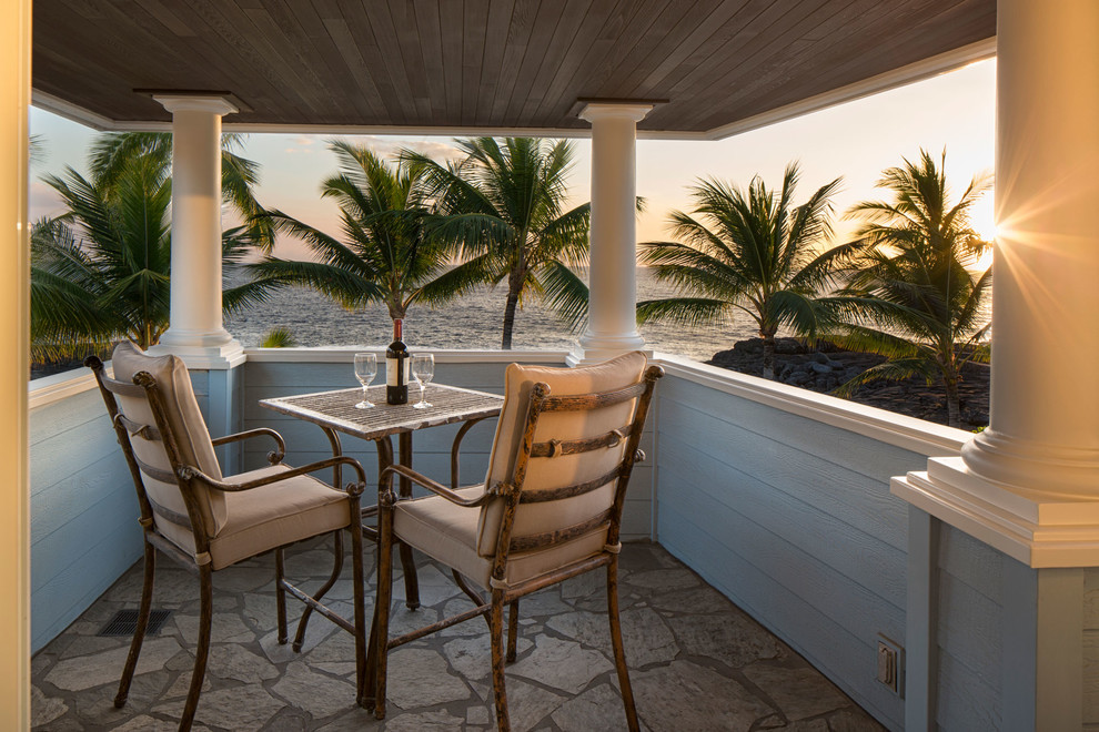 Kona Bay Estates Beach Style Balcony Hawaii by Carrie Nicholson