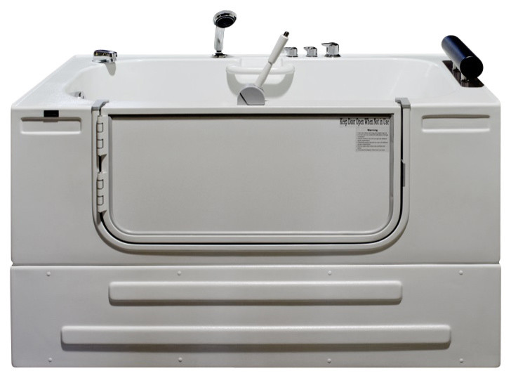 60"x32" WalkIn Ada Compliant Bathtub Contemporary Bathtubs by First Look Bath