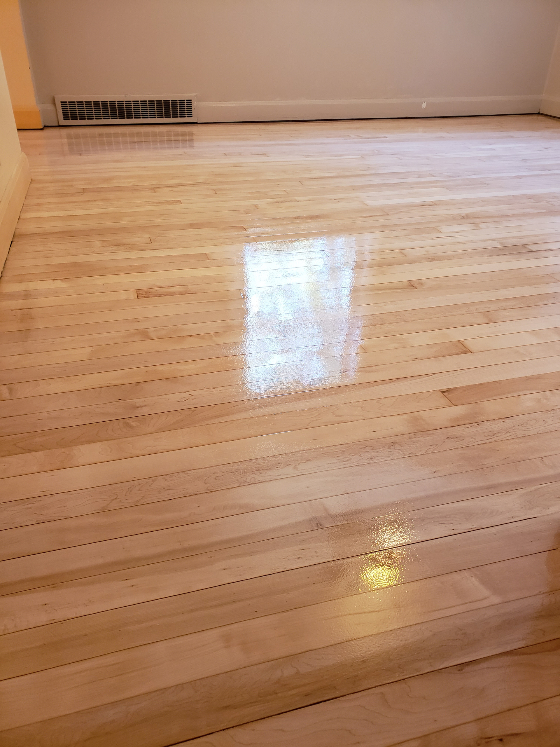 Chicago , maple floors , finished with Bona Traffic matte