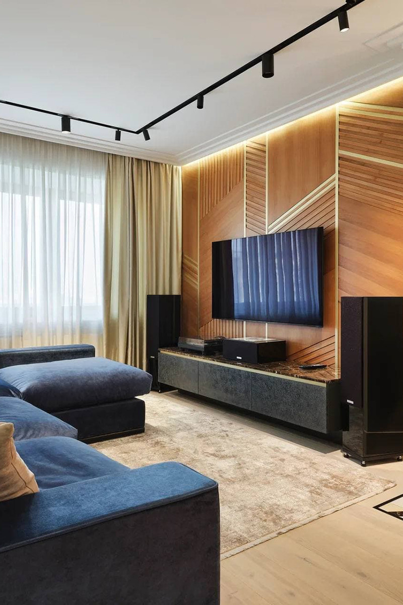 Стильная геометрия. Квартира в Тюмени