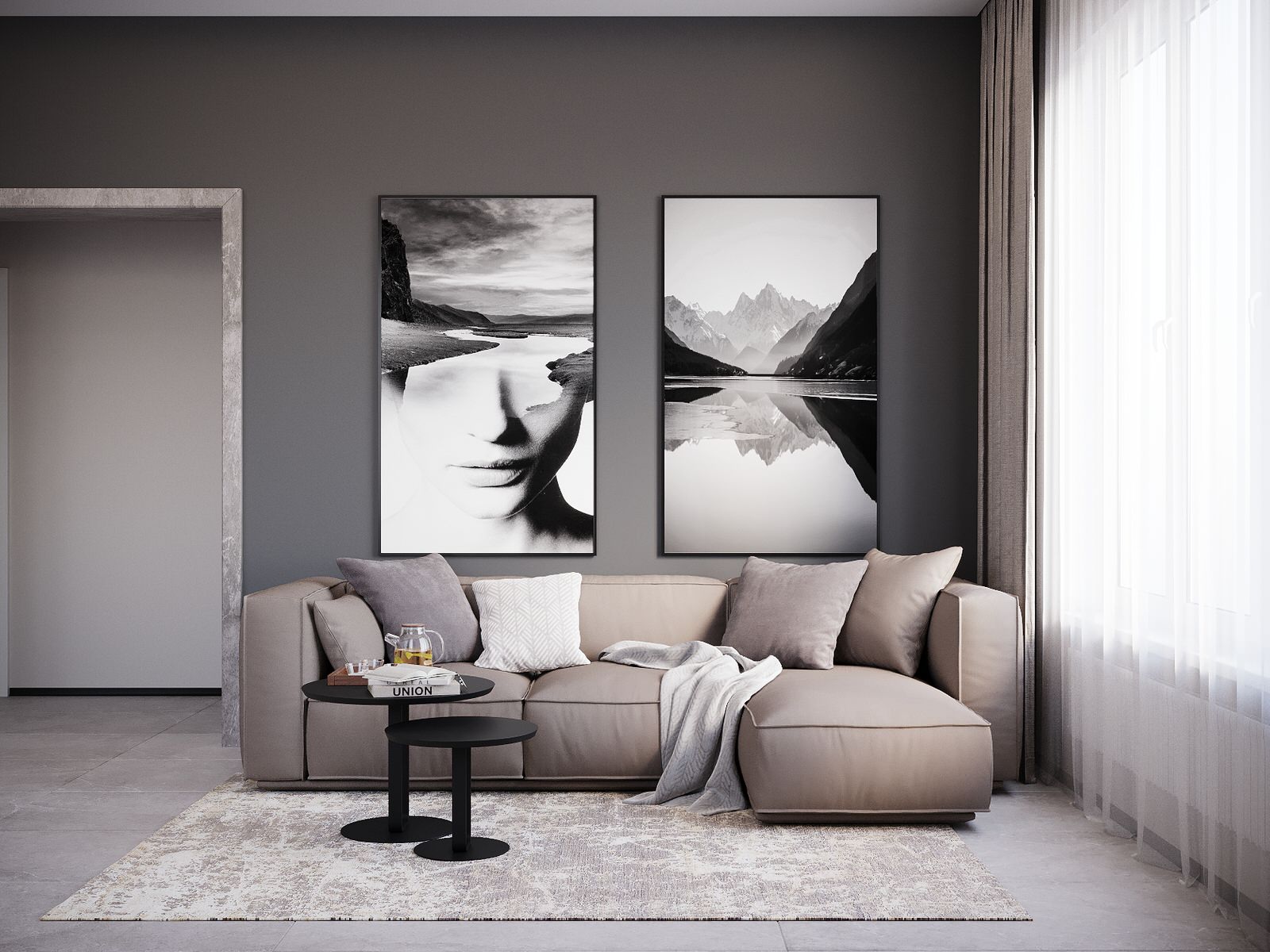 Интерьер частного дома в современном стиле