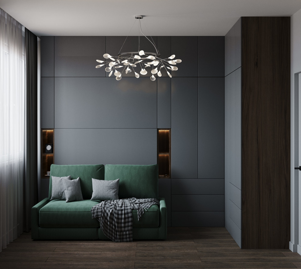 Дизайн-проект однокомнатной квартиры в современном стиле