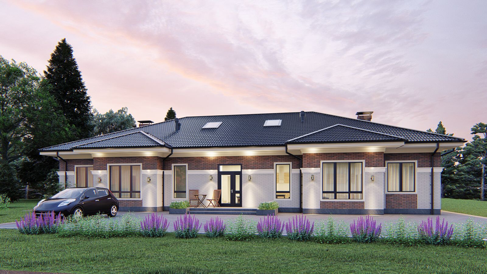 Варианты проекта гостевого дома в Подмосковье