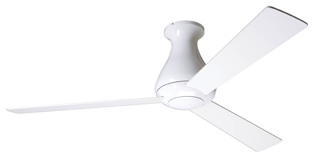 Modern Fan Company Altus Hugger Gloss White 52 Ceiling Fan