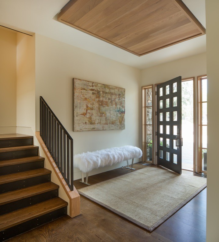 Inspiration for a transitional entryway remodel in Phoenix