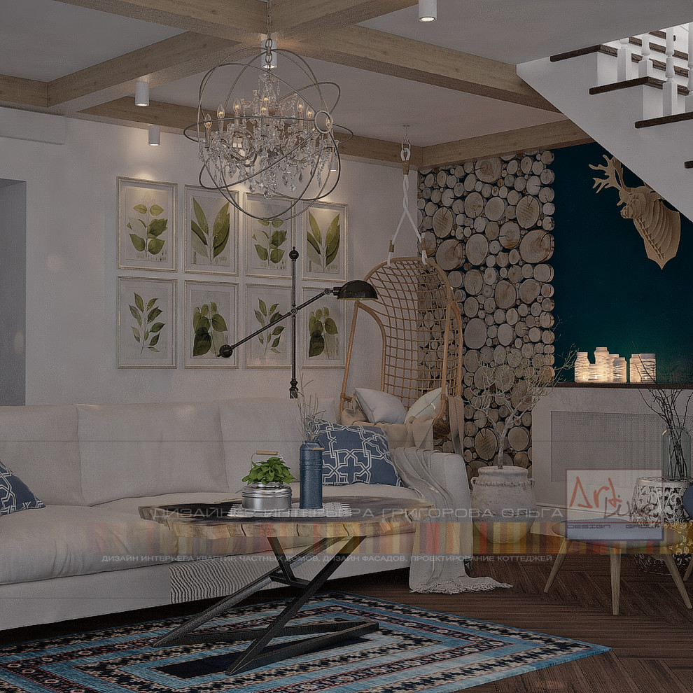 Интерьер дома в Шемышейке