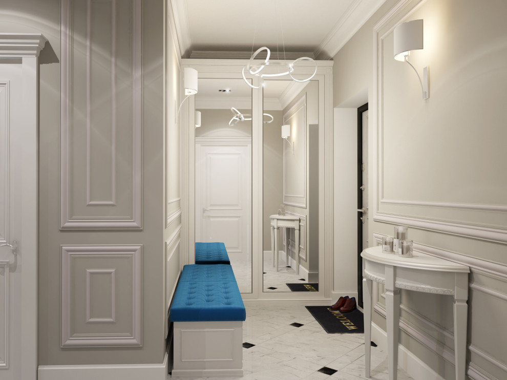 Неоклассика в интерьере двухкомнатной квартиры