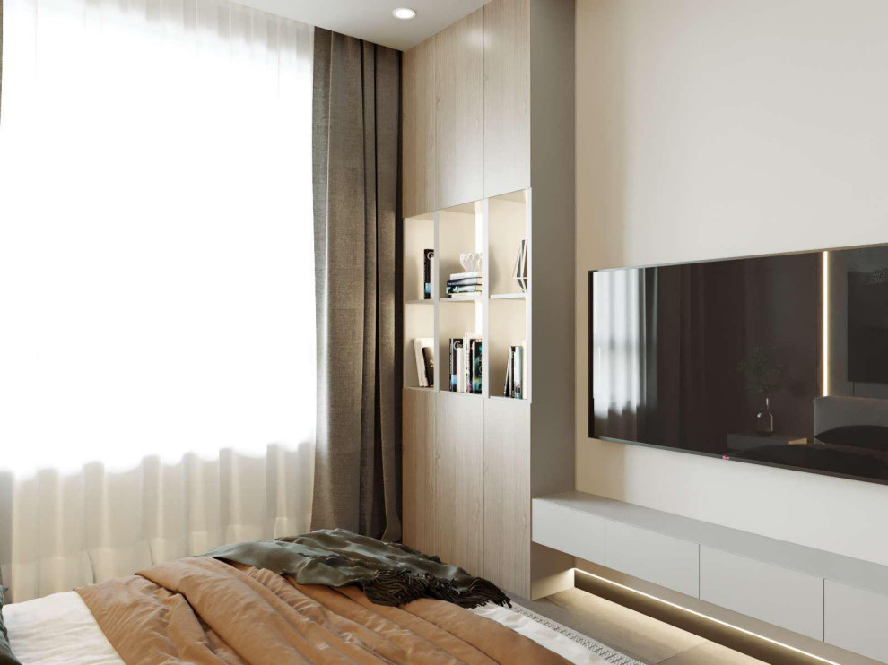 Дизайн-проект  квартира в ЖК «Живописный» 56 м²