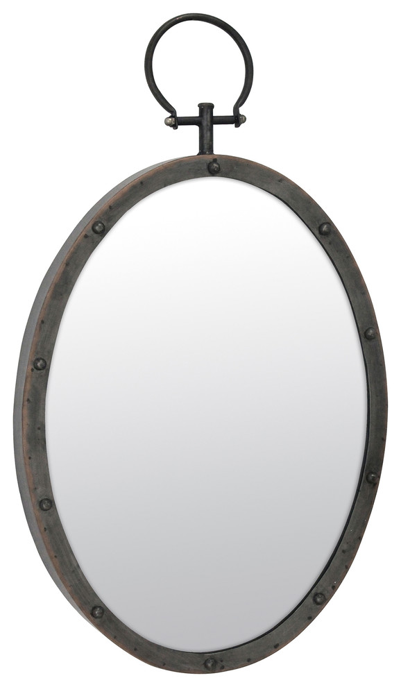 industrial rivet mirror aged steel