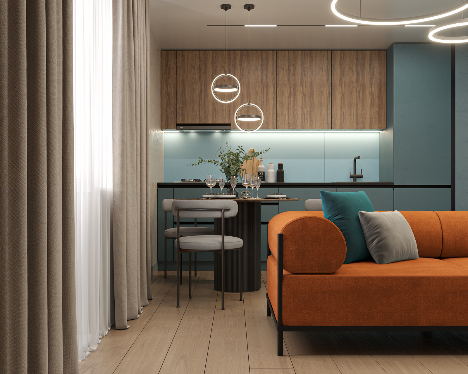 Кухня-гостиная