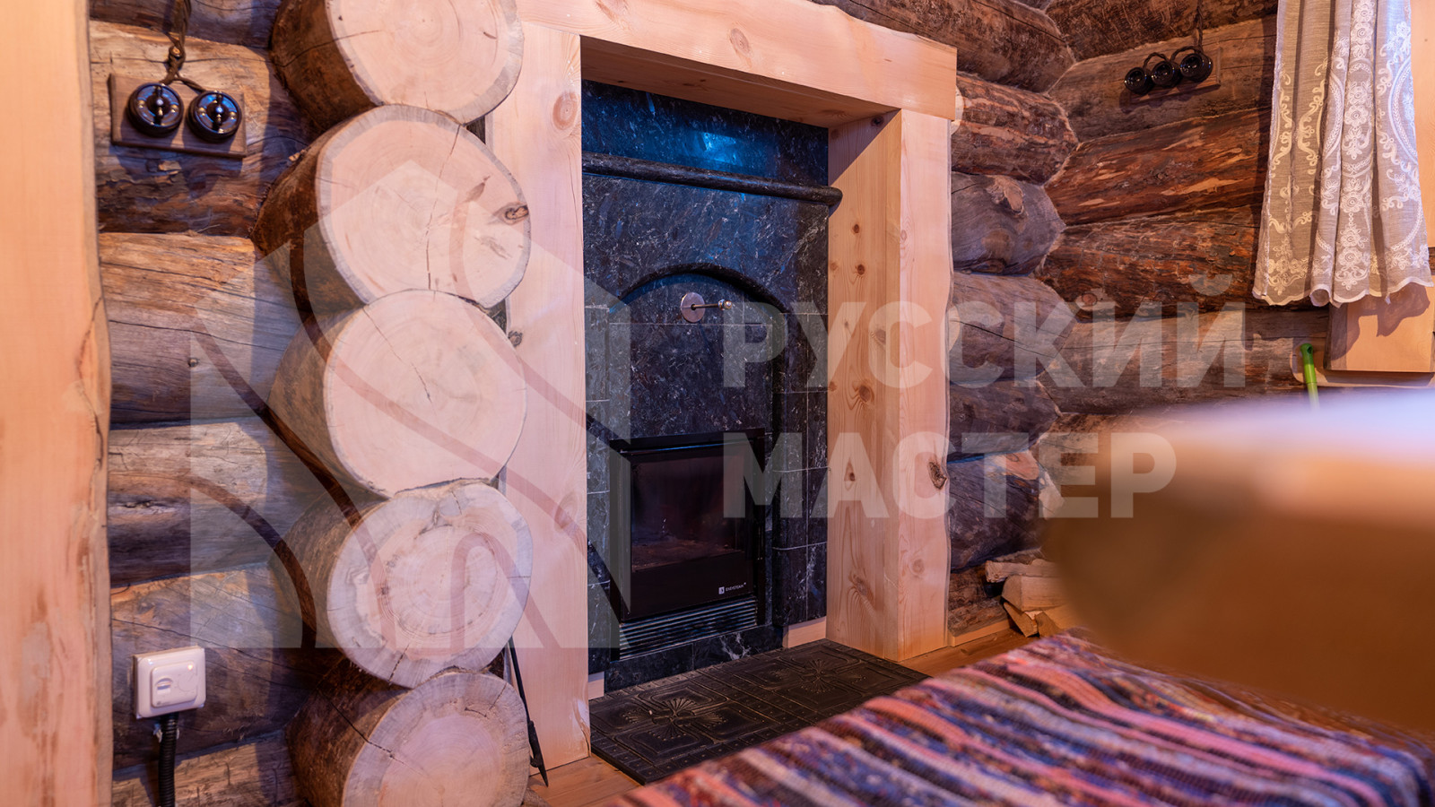 Баня из полярной сосны Кело