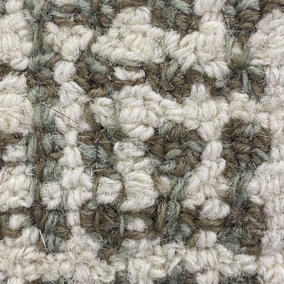 5" x 8" Taupe and Tan Minimal Area Rug Transitional Area Rugs by Ami Ventures Houzz