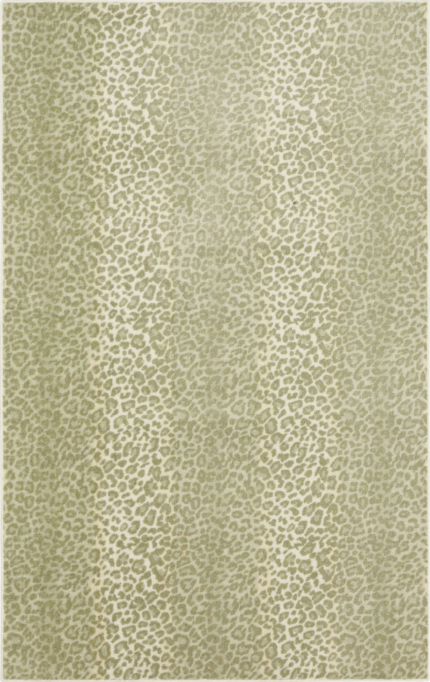 Mohawk Home Cheetah Skin Beige 2' x 3' Area Rug, 8' x 10' Contemporary Area Rugs by Mohawk