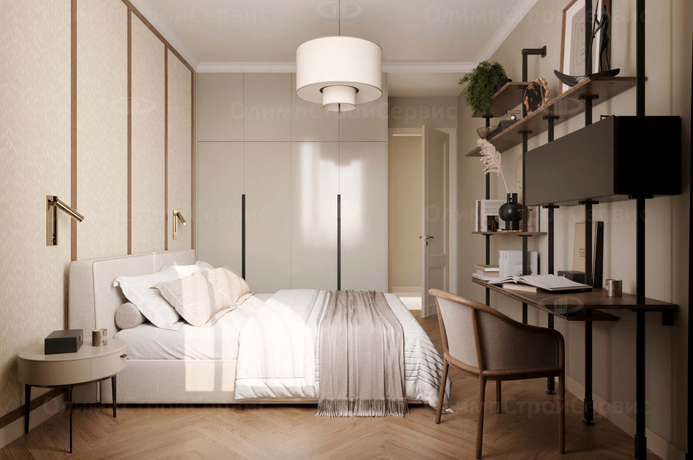 ЖК Румянцево-Парк: дизайн интерьера квартиры 60 кв.м. в современном стиле