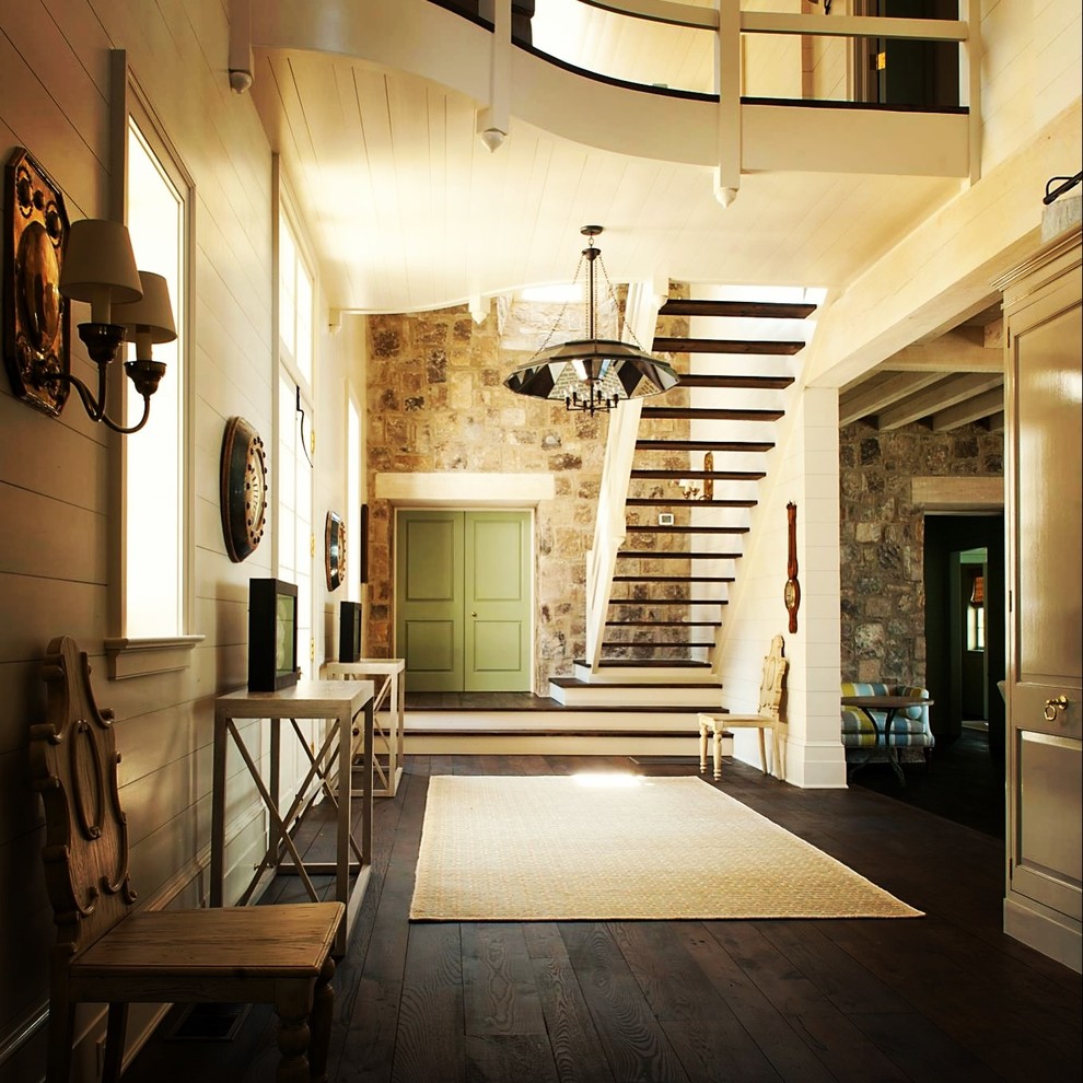 Inspiration for a country foyer in Birmingham.