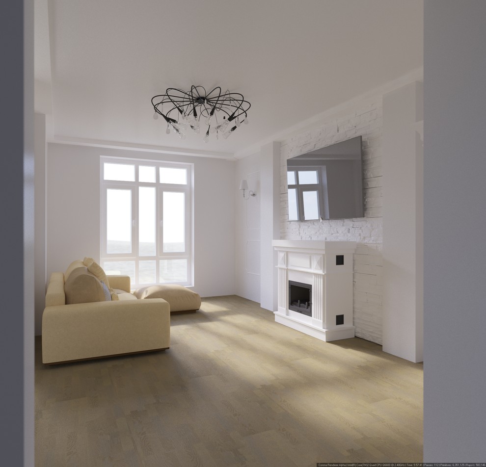 Квартира в светлых тонах