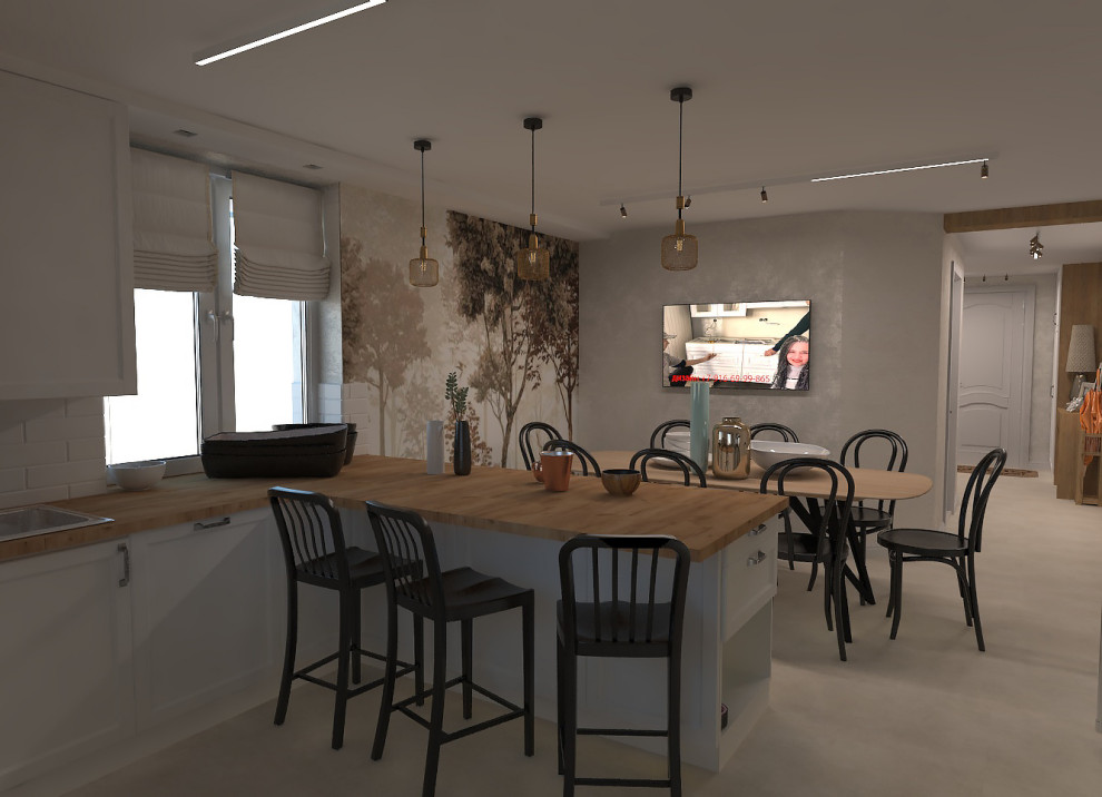 сложная геометрия комнаты