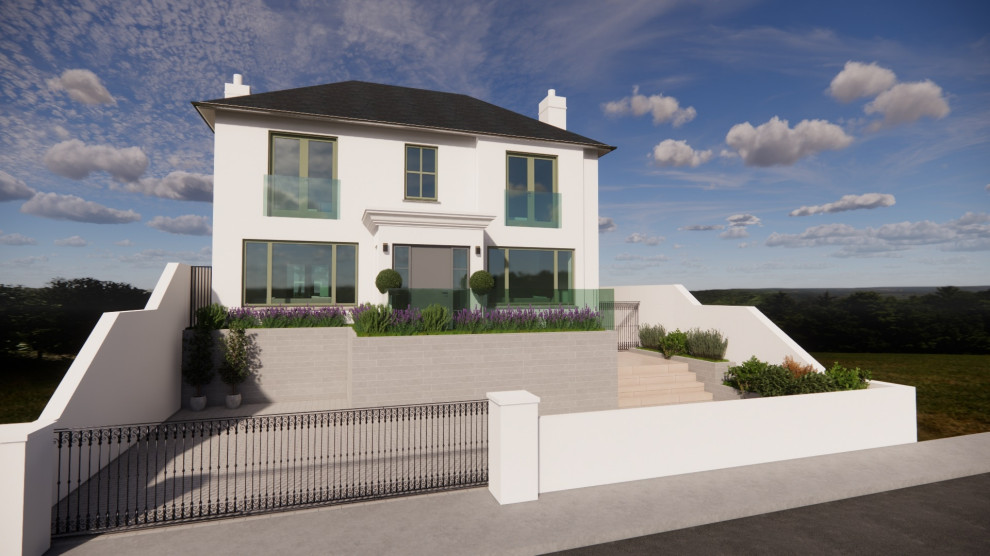 Exterior view House Extension- Ballintemple Cork