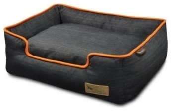 P.L.A.Y. Urban Denim Lounge Bed, Medieval Blue/Mandarin Large