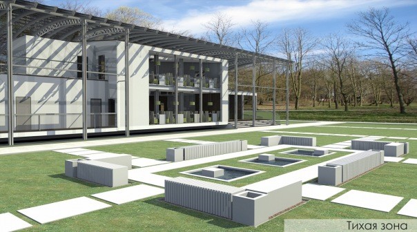 кафе в парковой зоне