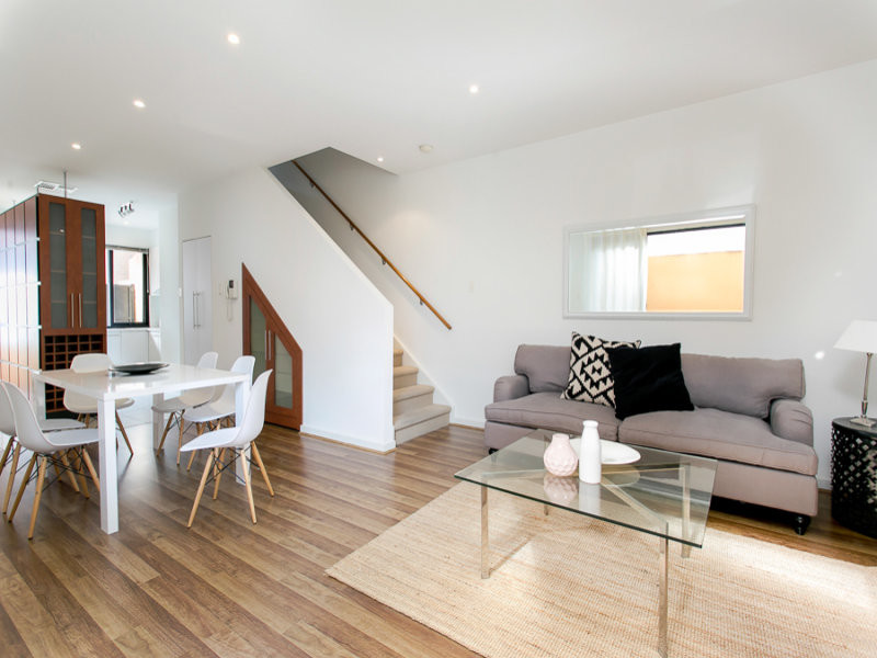 Photo of a beach style dining room in Adelaide.