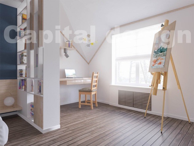 Комната для девушки - художницы