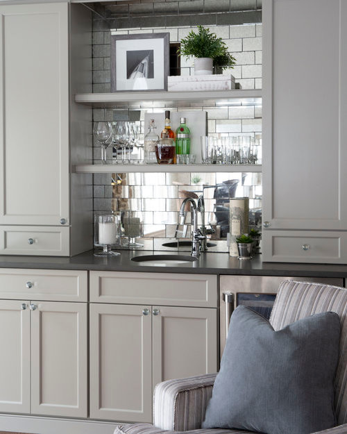 Willow View Contemporary Home - Contemporary - Home Bar - Philadelphia ...