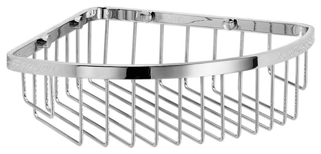 WS Bath Collections Filo 50003 Metal Shower Basket - Polished Chrome