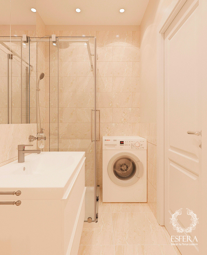 Дизайн проект однокомнатной квартиры.