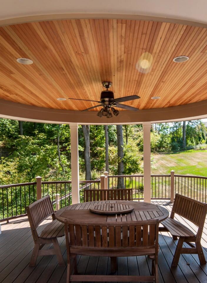 Curvilinear Deck and Outdoor Living