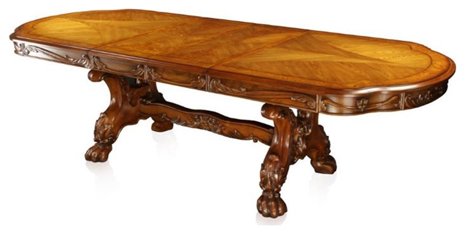 Bowery Hill Extendable Double Pedestal Dining Table