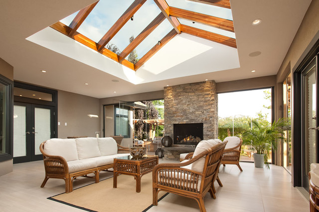 Sun Room Transitional Patio Vancouver By My House Design