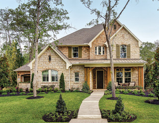 The Huntsburg - Traditional - Exterior - Houston - by David Weekley Homes