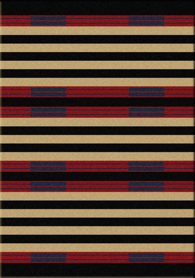 Chief Stripe Rug, Red, 3'x4', Scatter