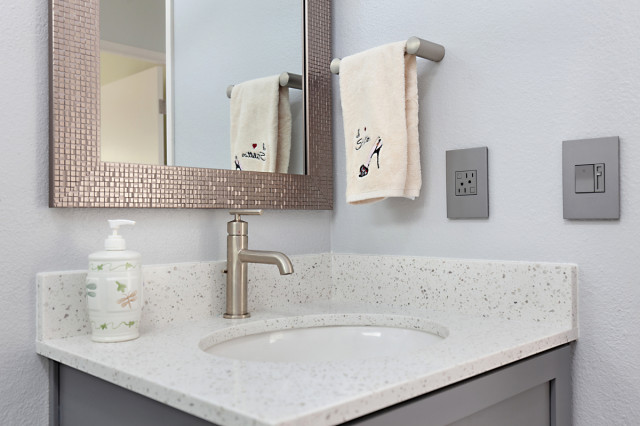 Moon Rock Bathrooms contemporary-bathroom