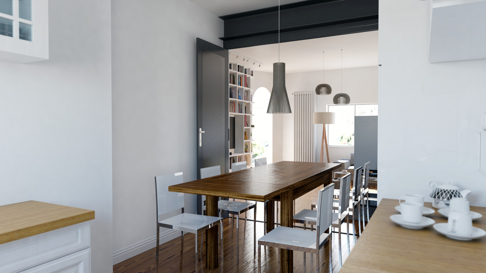 Inspiration for a scandinavian dining room in Rome.
